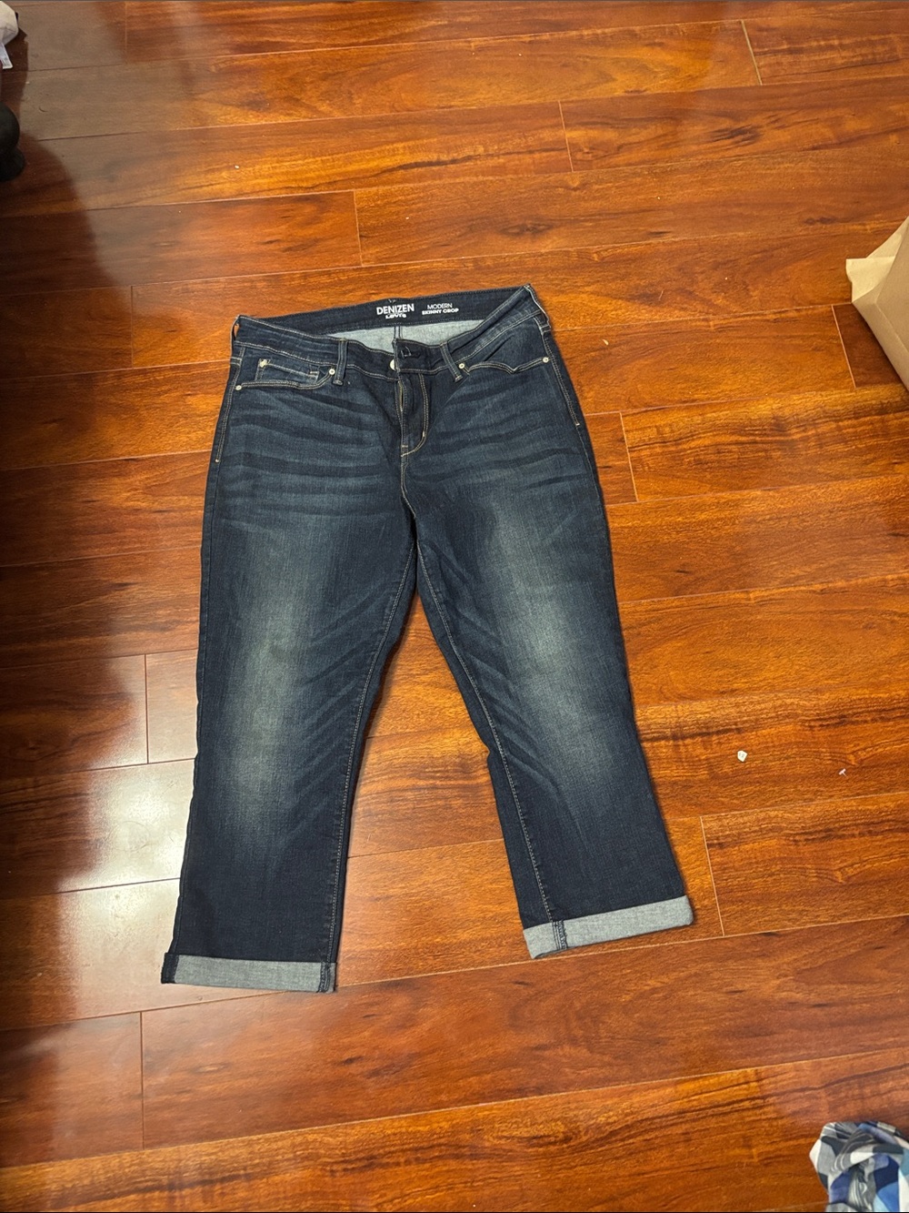 Denizen from Levi's Dark Indigo Cropped Women's Jeans